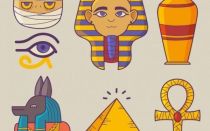 Легкие рисунки египетские украшения (41 фото)