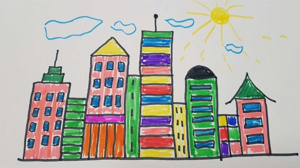 Город для рисования