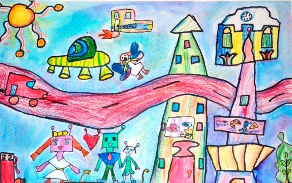 Конкурс детского рисунка город будущего