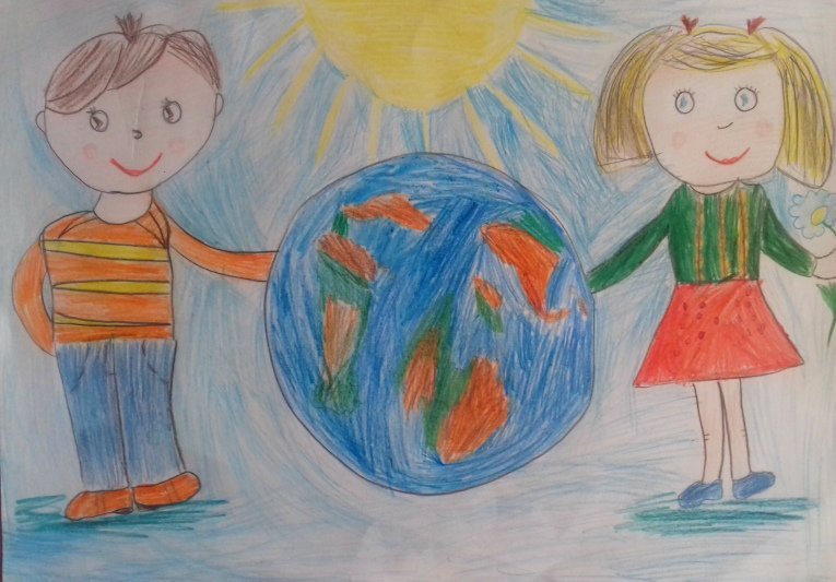 Детские рисунки мы за мир