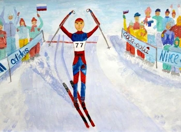 Рисунок на тему Олимпийские игры