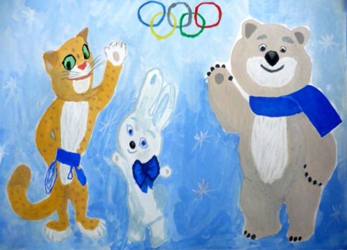 Олимпийские игры рисунок