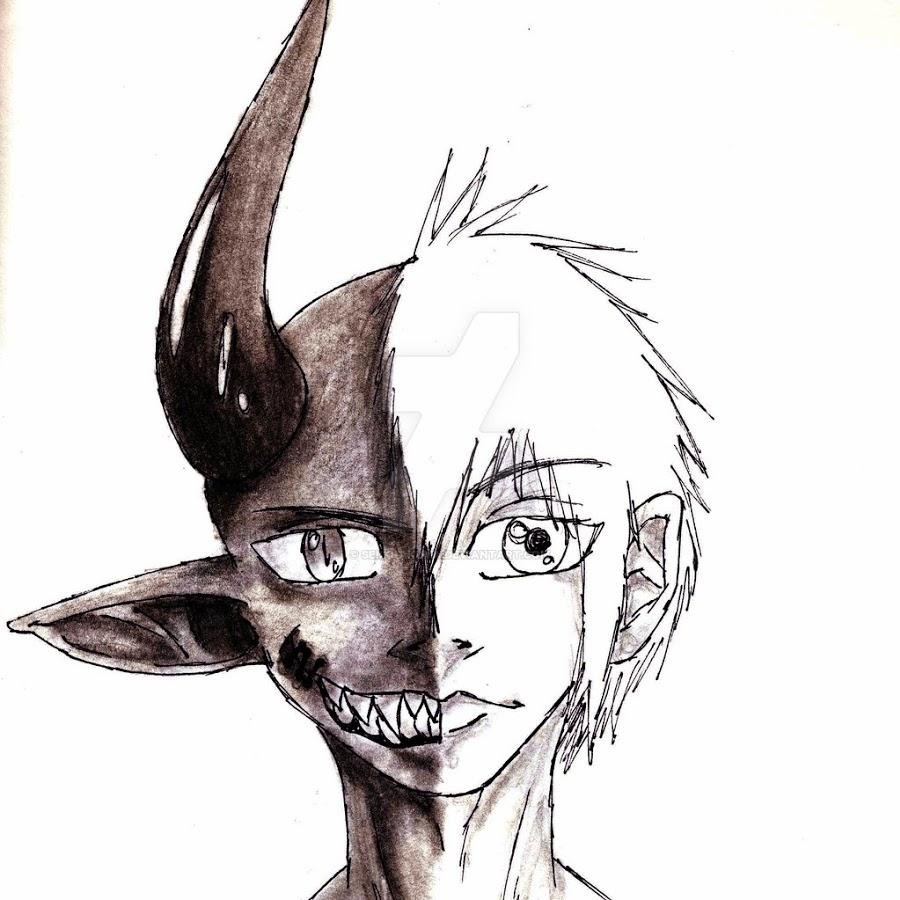 Рисовка демона