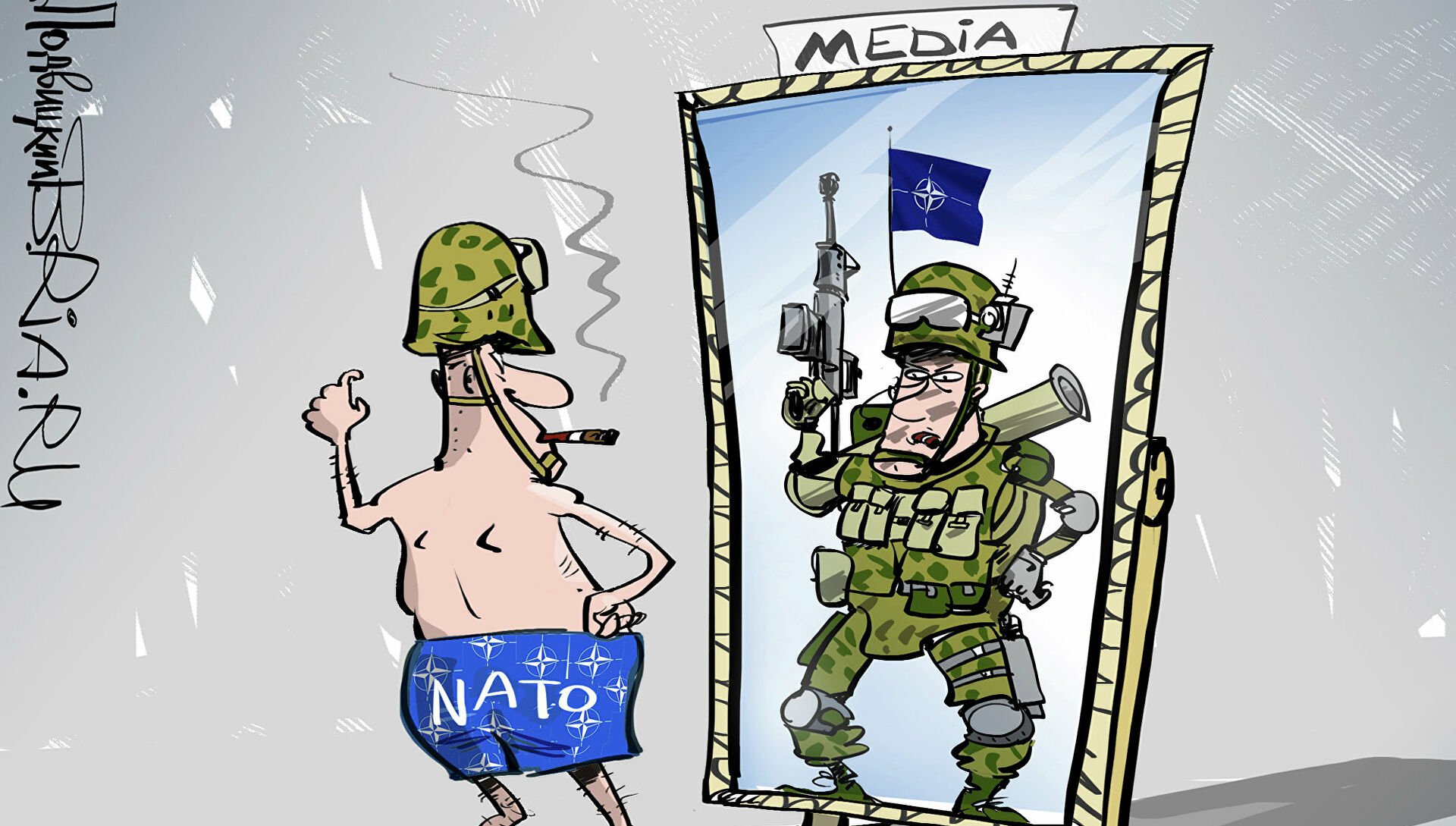 Карикатуры на армию США