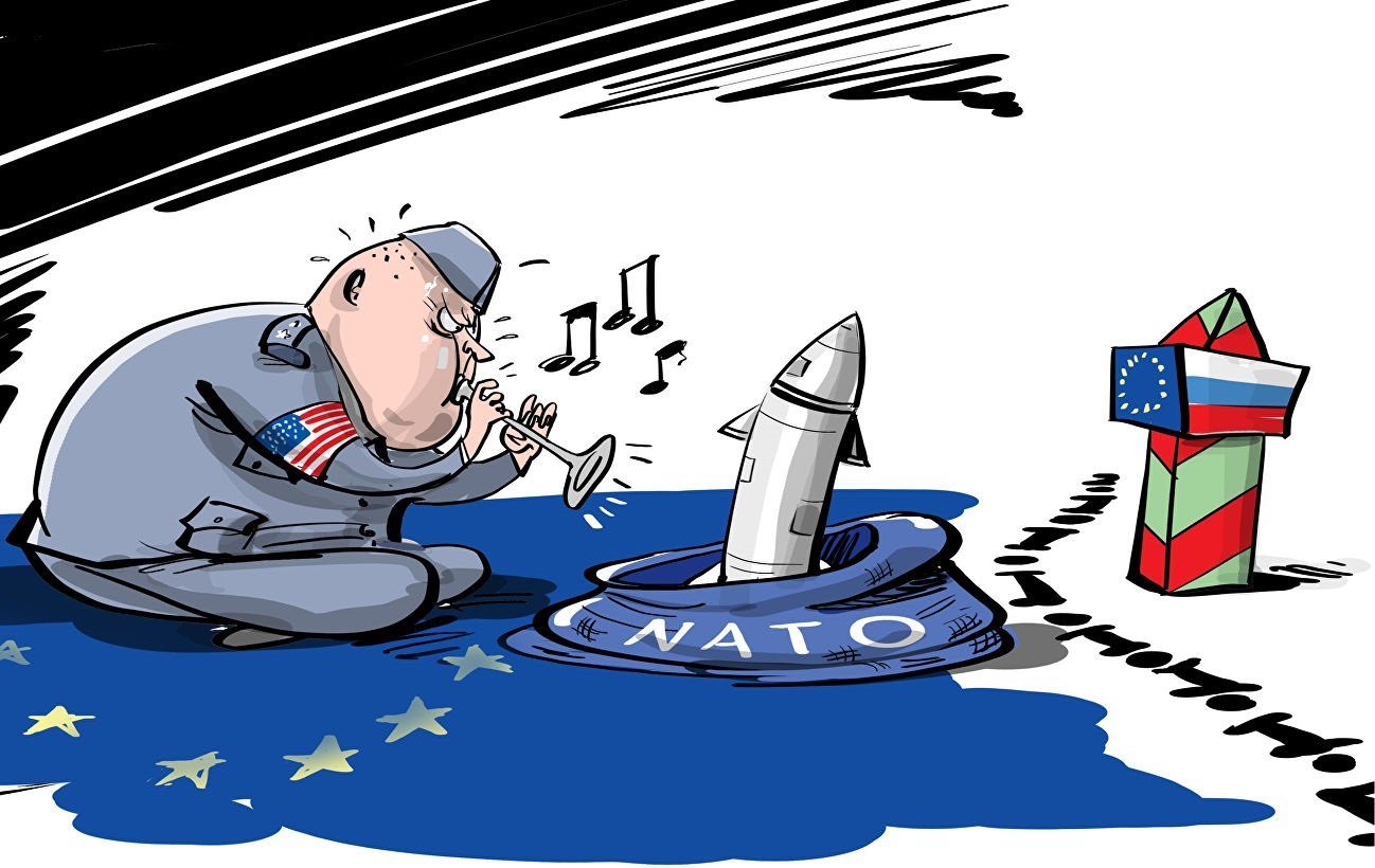 Виталий Подвицкий карикатуры про НАТО