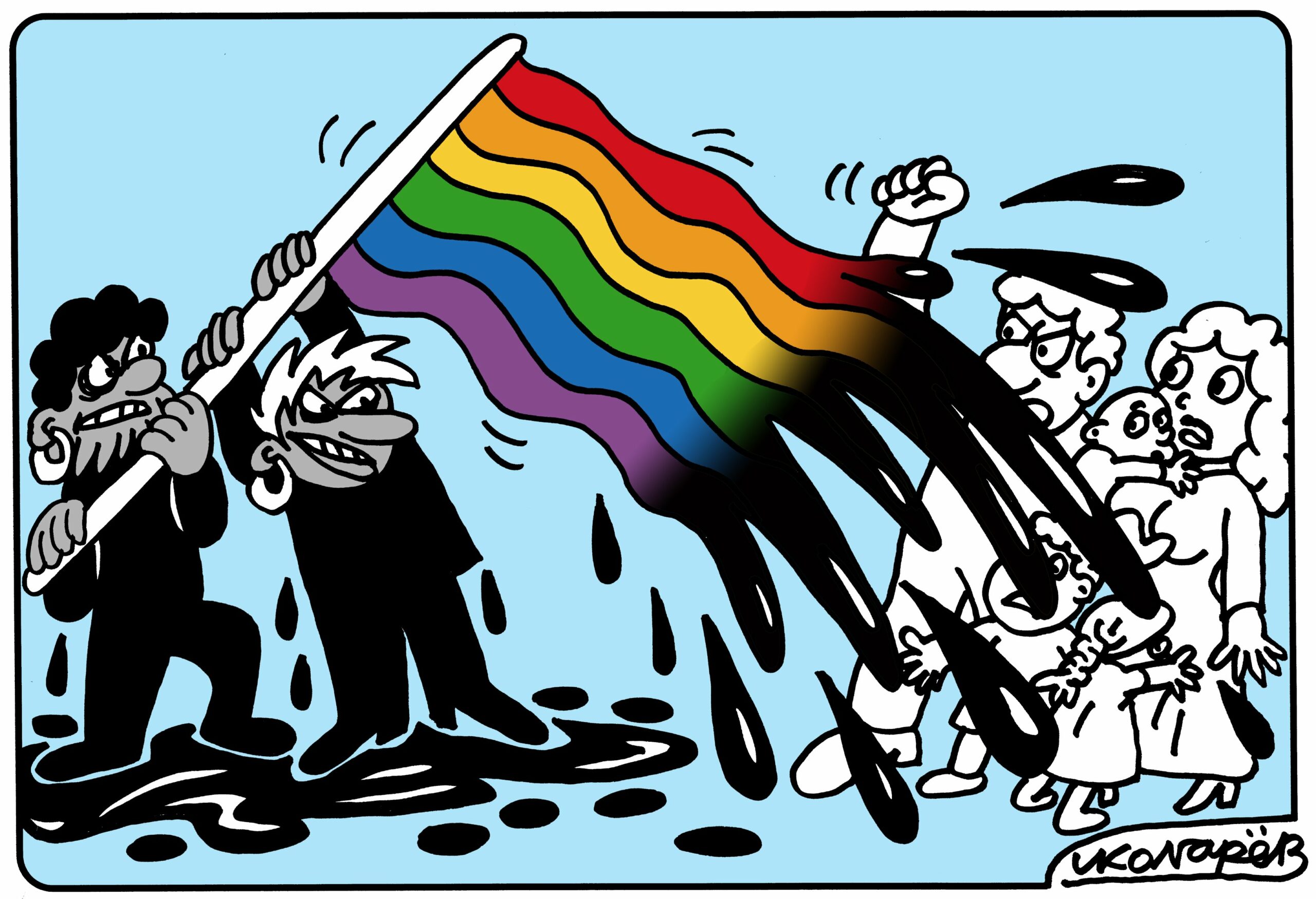 Карикатуры на ЛГБТ