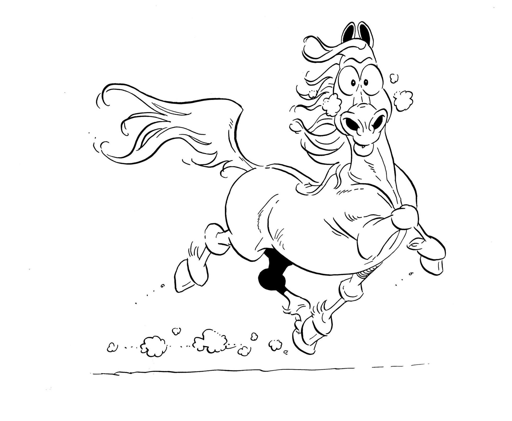 Лошадь карикатура смешные