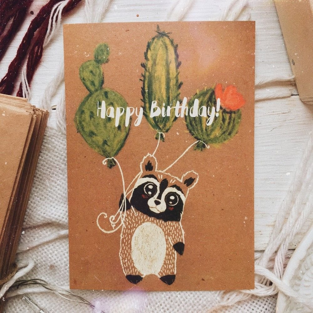 Милые открытки с днем рождения своими руками