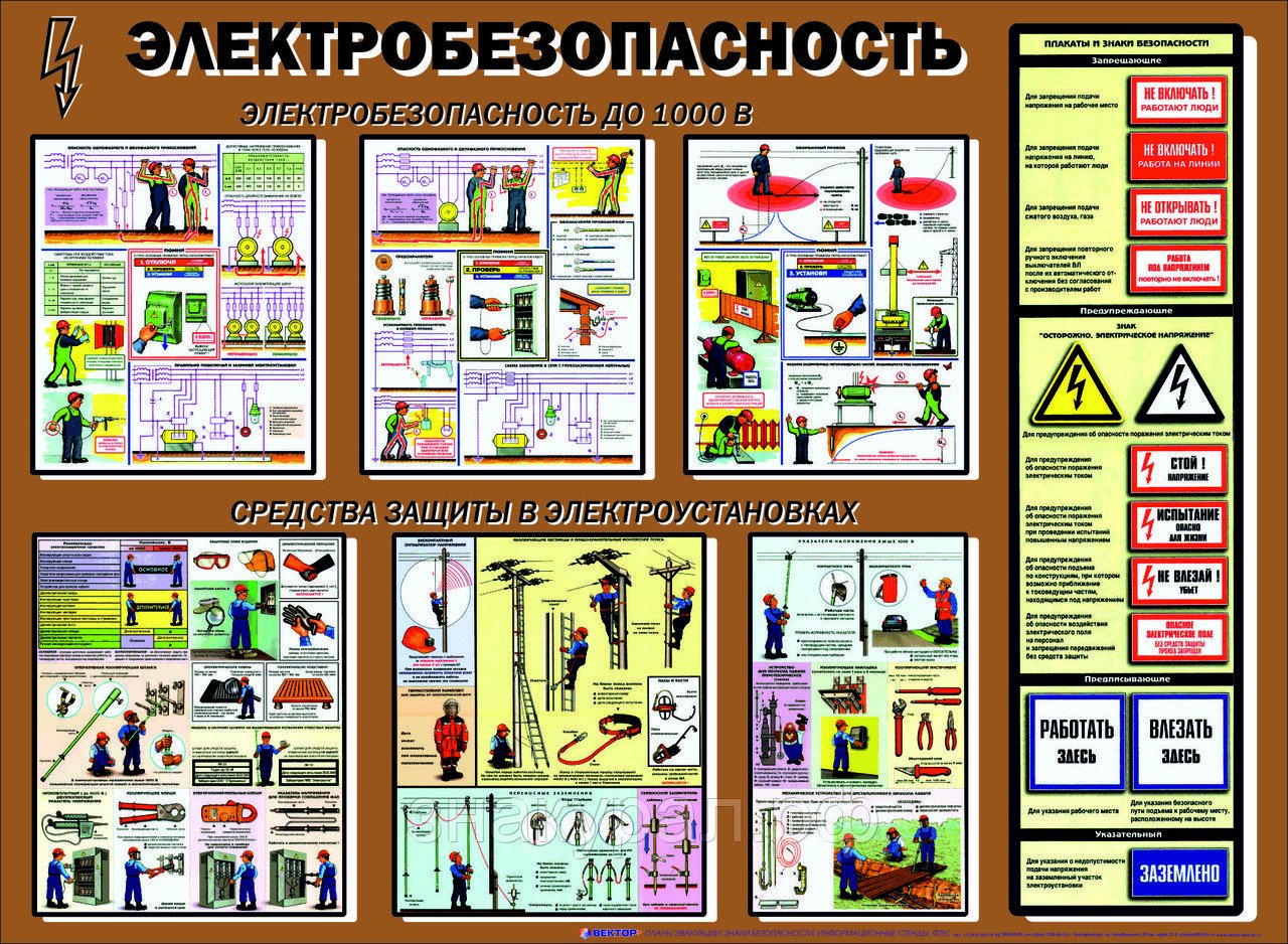 Плакаты электробезопасности (30 фото) скачать бесплатно