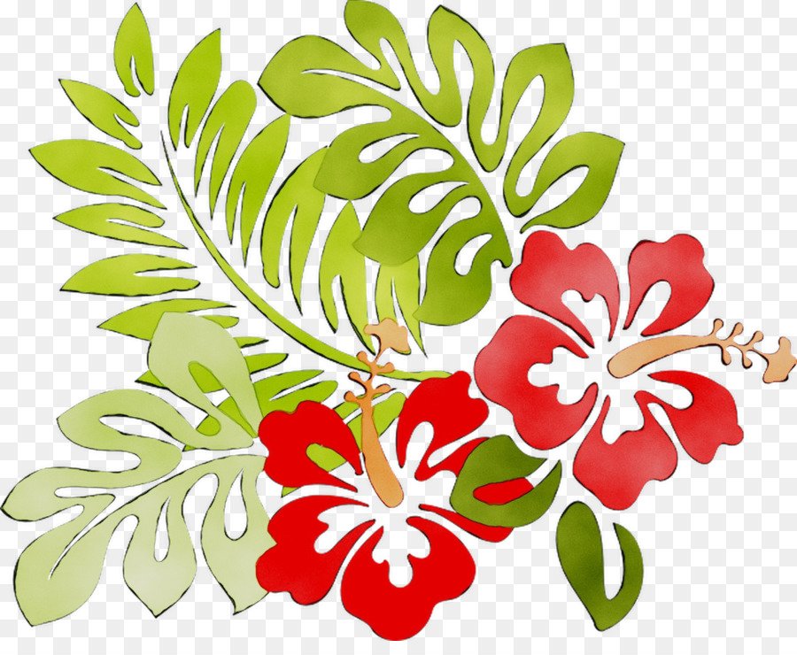 Hawaiian Hibiscus рисунок