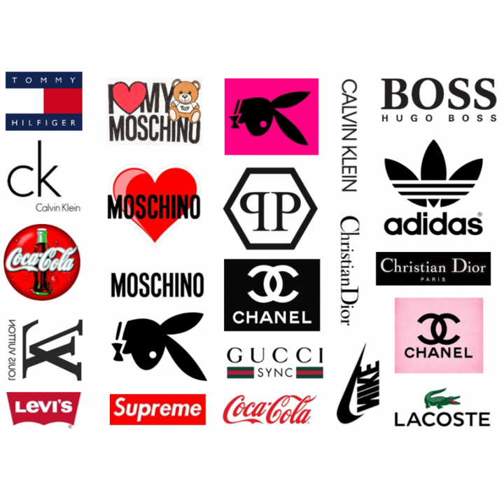 Логотипы модных брендов