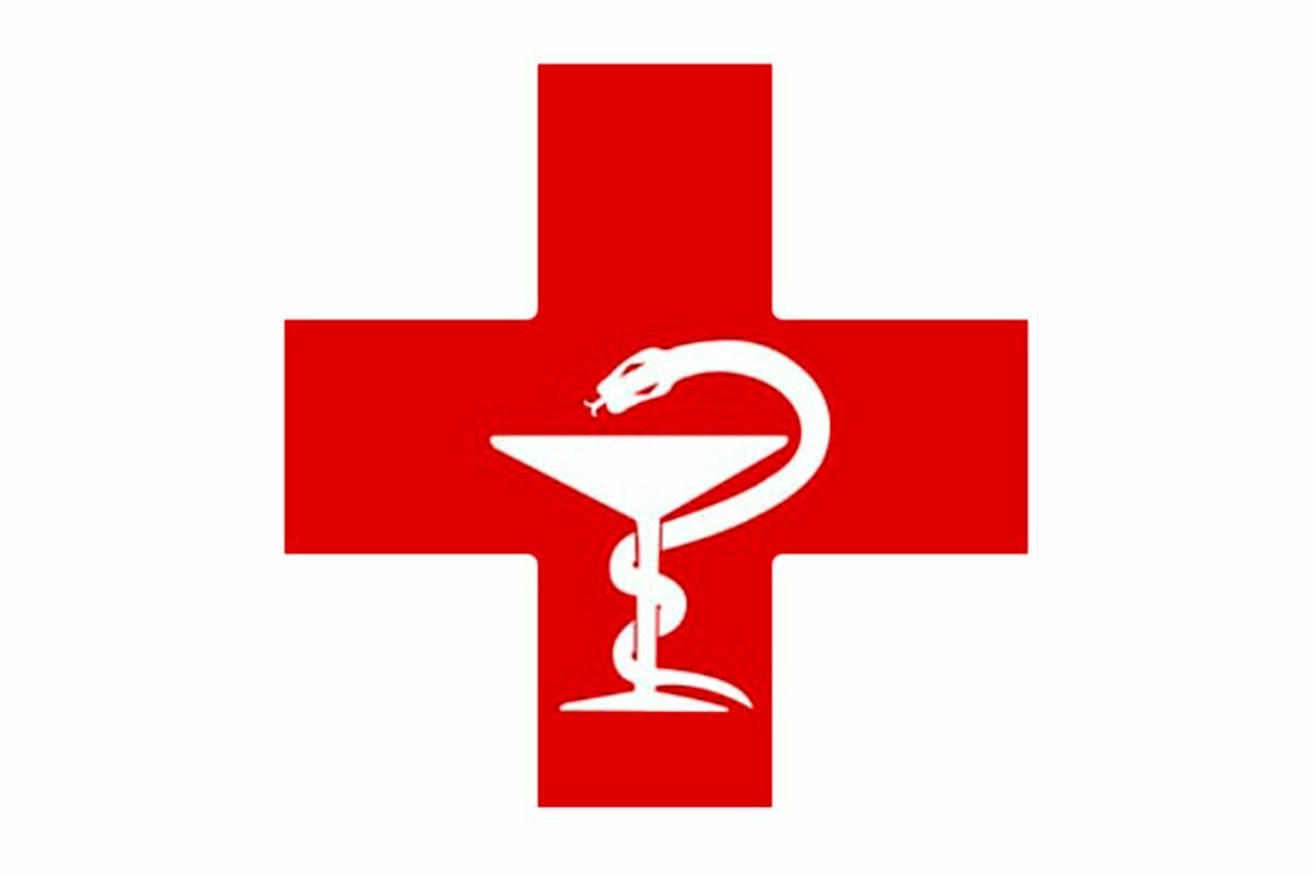 Медицинский крест со змеей