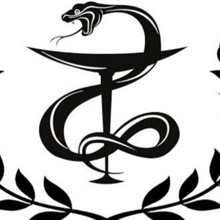 Рюмка со змеей медицина эмблема