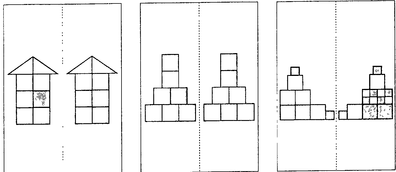 Схемы домиков из кубиков