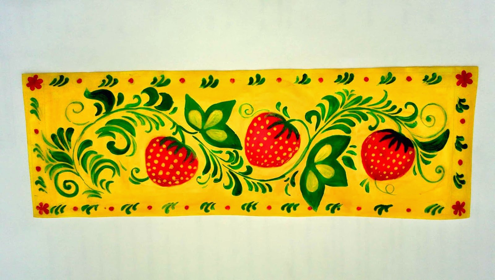 Хохломская роспись ягодки