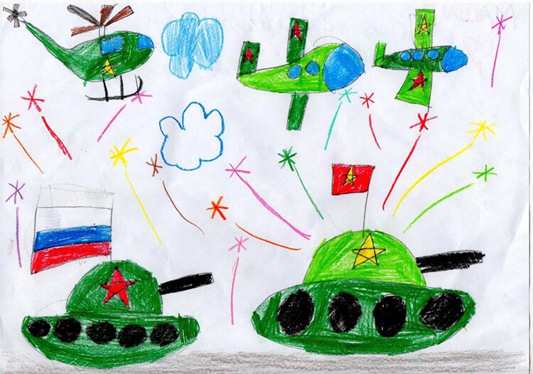 Российская армия глазами детей