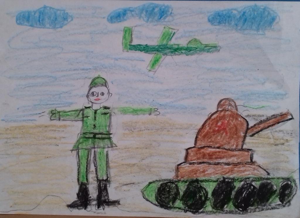 Рисование военной техники в дет саду