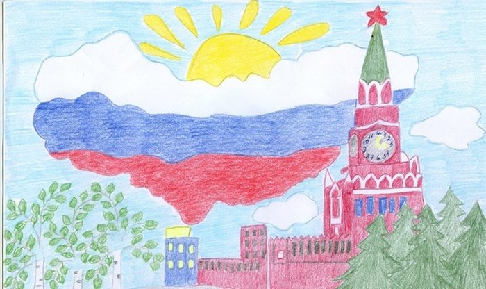 Рисунки на тему Россия Родина моя