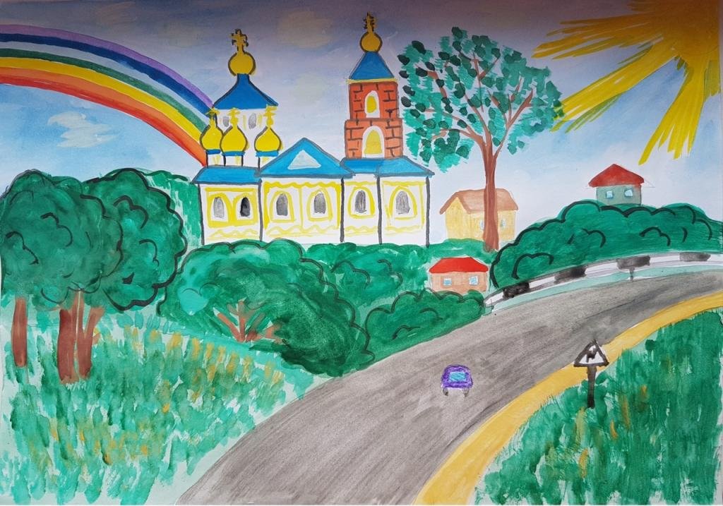 Рисование Россия в детском саду