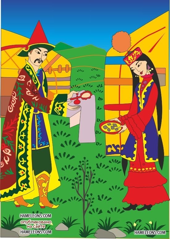 Рисунок на праздник Наурыз