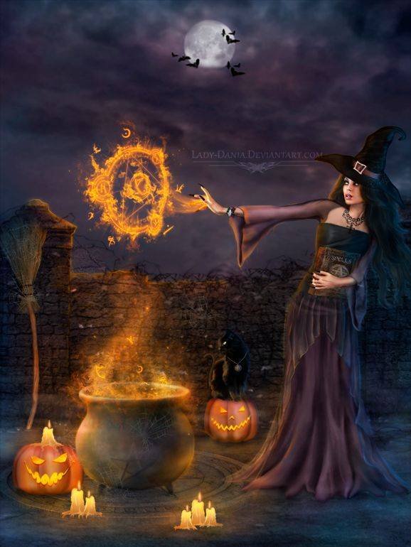 Ведьма для Хэллоуина