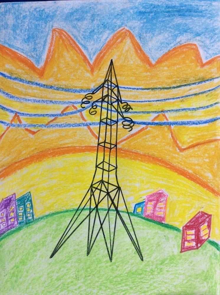 Рисование на тему электричество