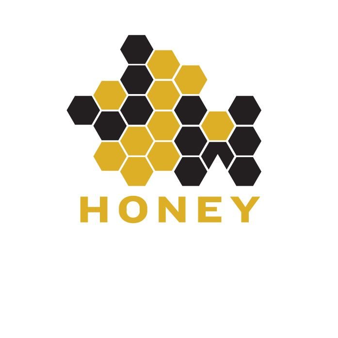Логотип пчелиные соты