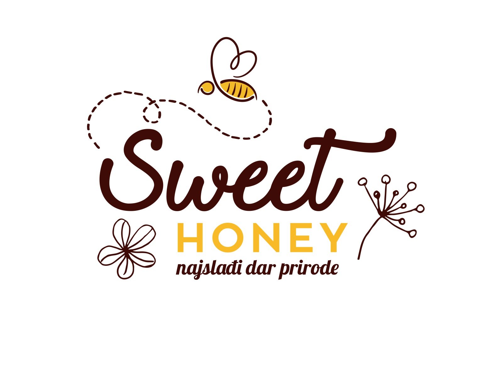 Логотип медового магазина