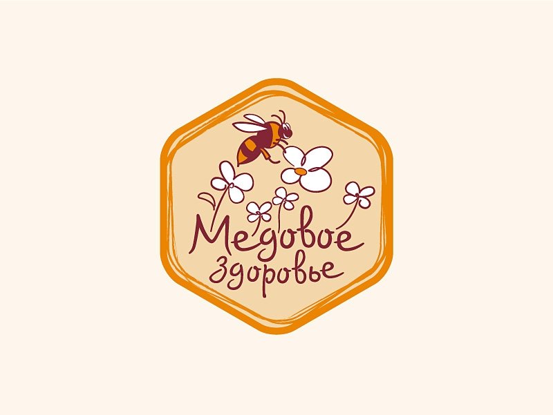 Лаконичные логотипы на тематику мед