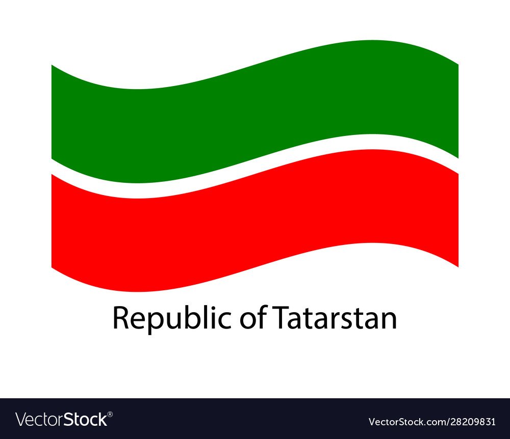 Флаг Татарстана вектор