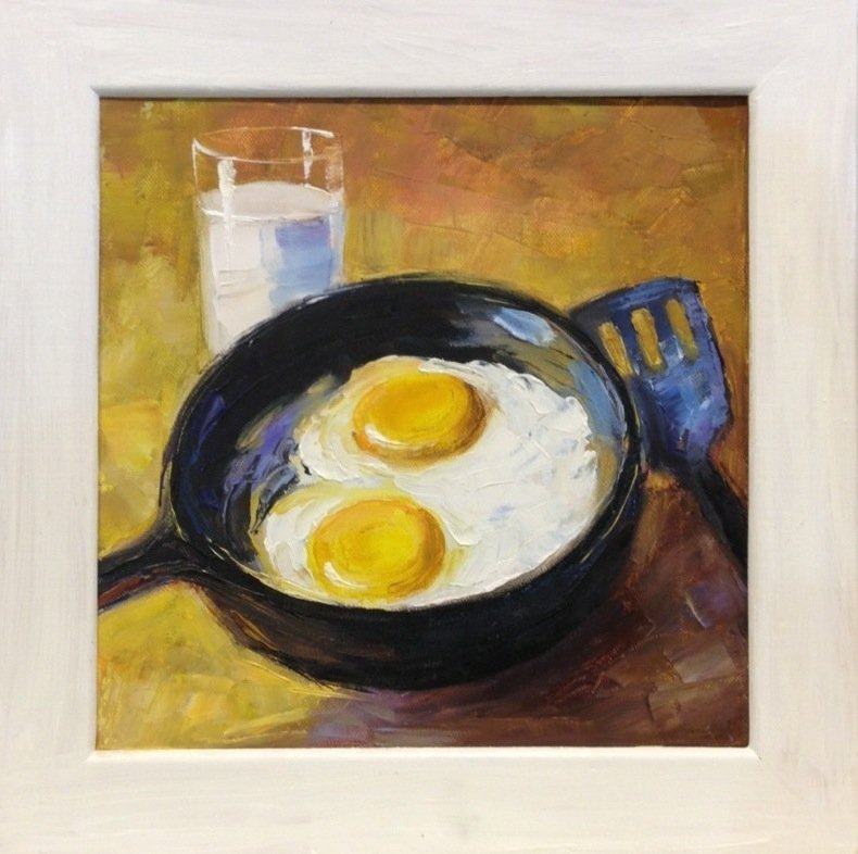 Картины Карен Вернер яичница