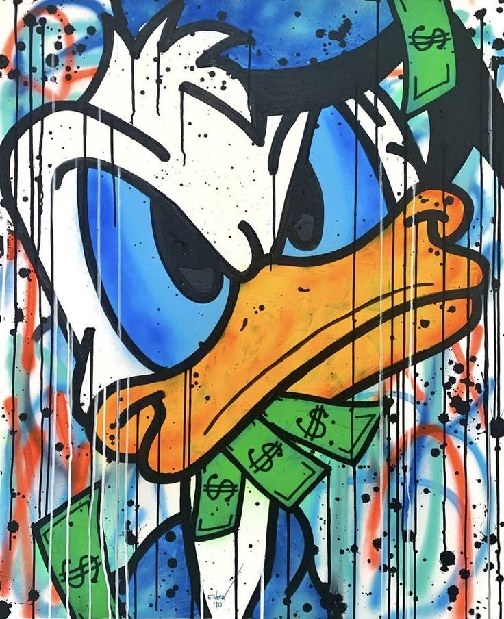 Donald Duck граффити