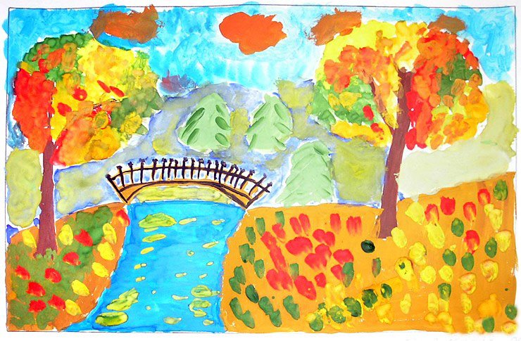 Осень рисунок для детей