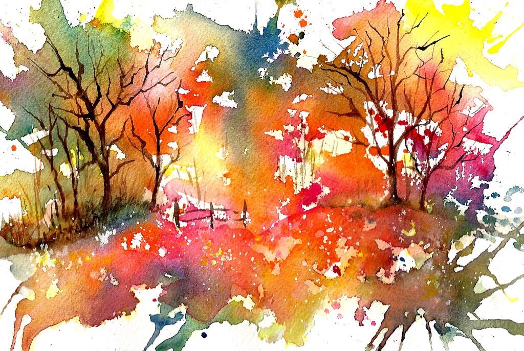 Рисование осень