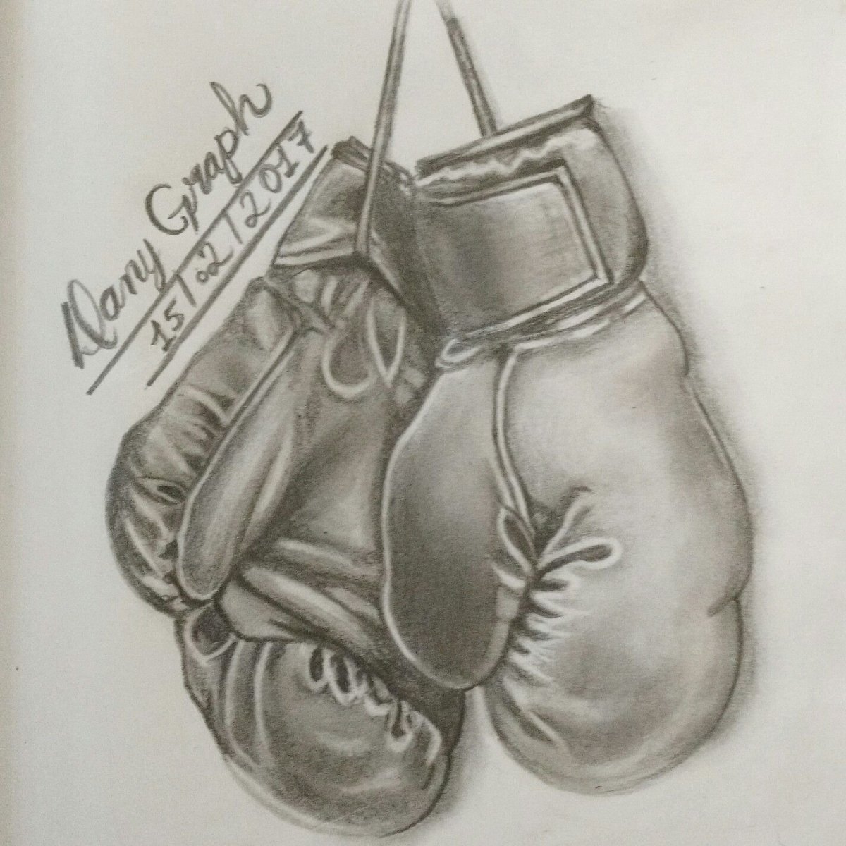 Боксерские перчатки арт