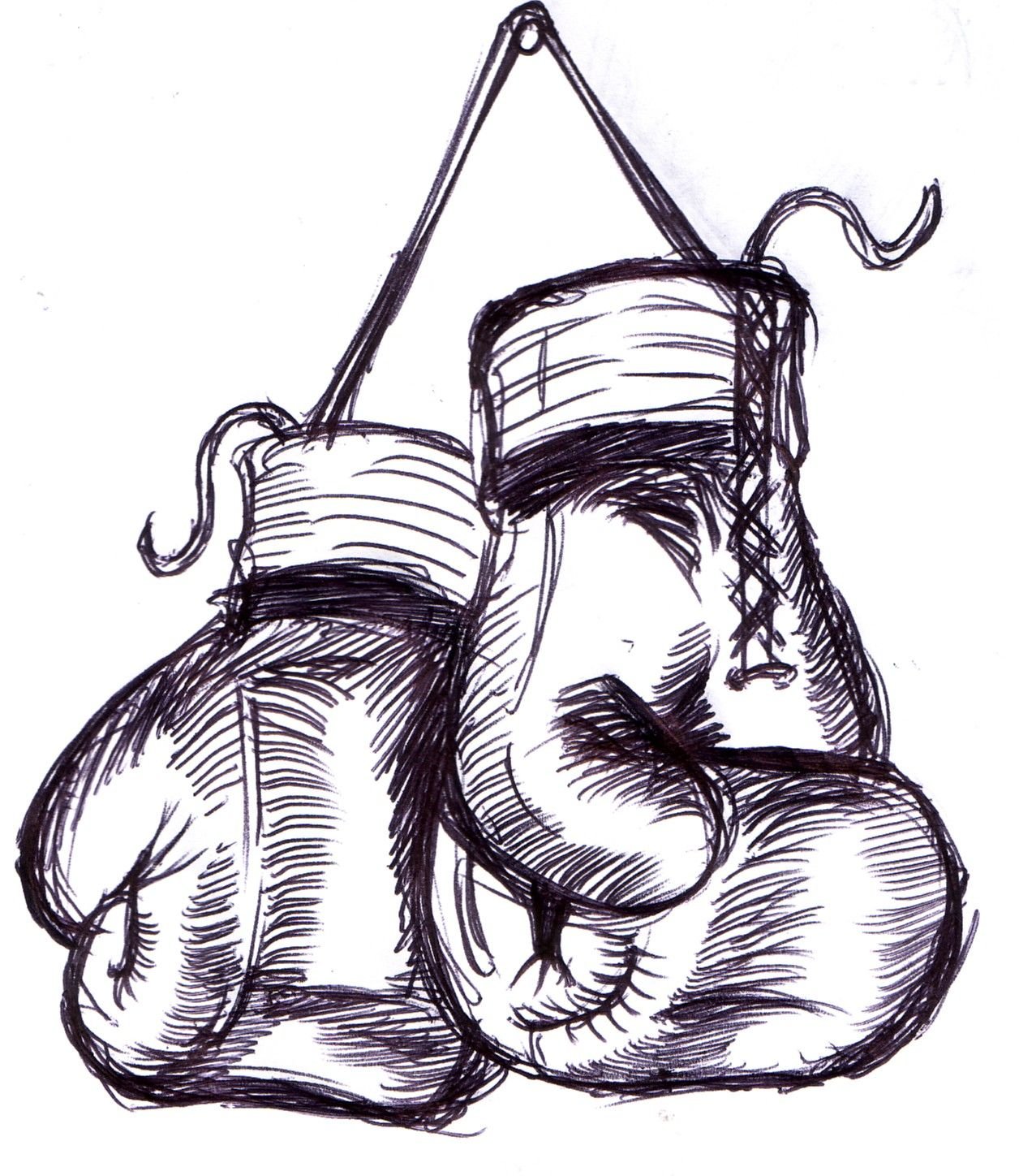 Боксер человек нарисованный