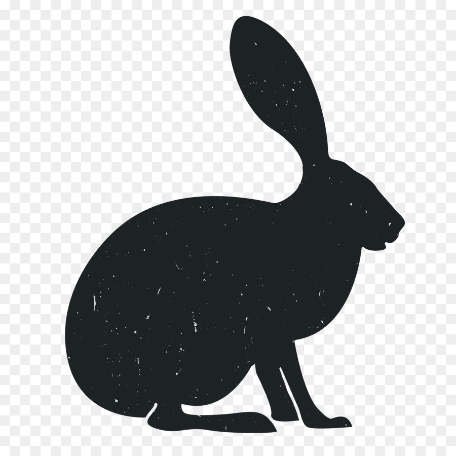 Силуэт кролика зайца
