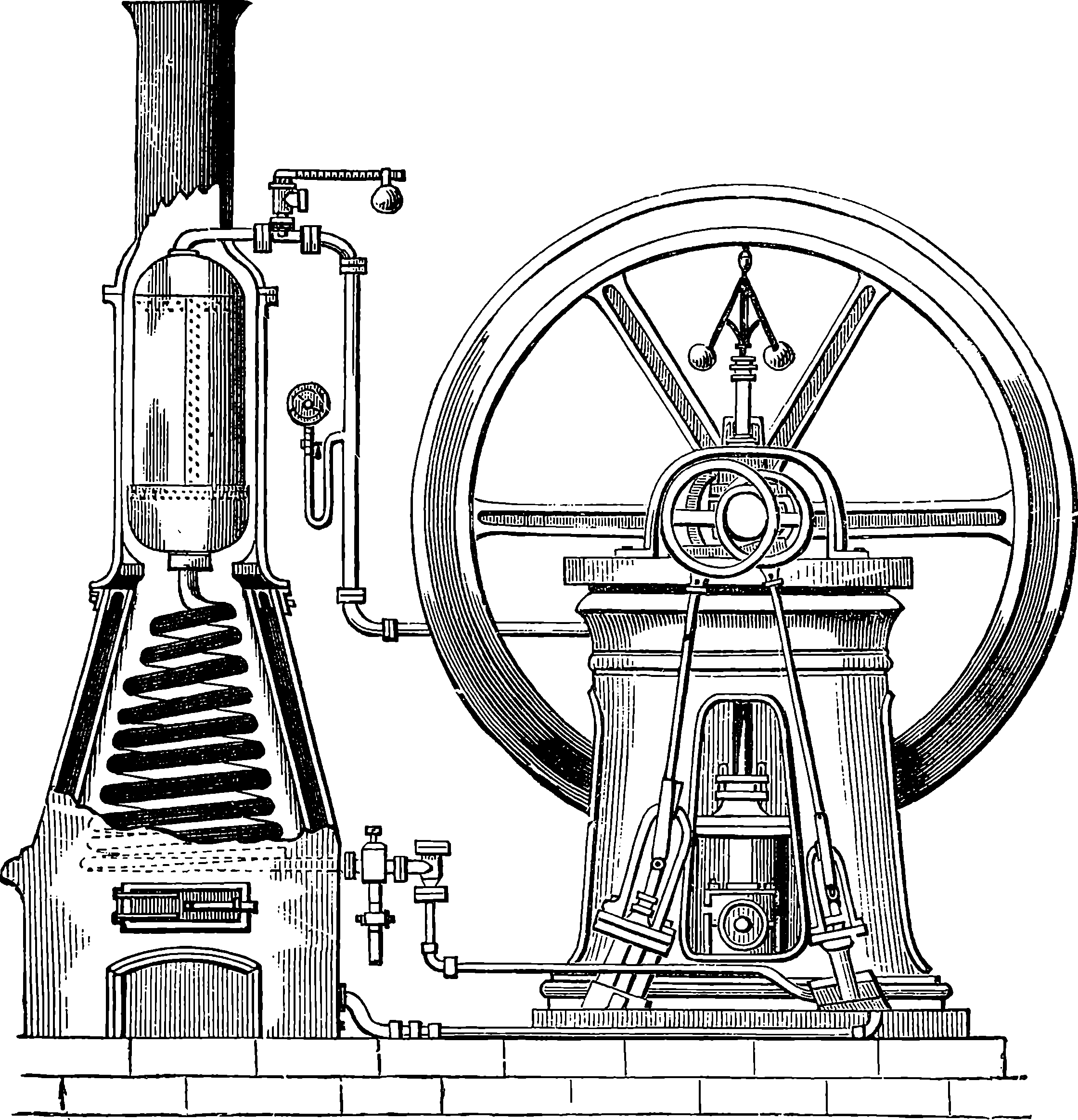 Паровой двигатель рисунок (45 фото) скачать бесплатно