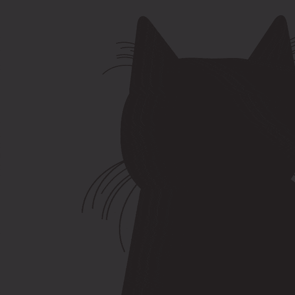 Gif аватарка для дискорда кот с желтыми глазами