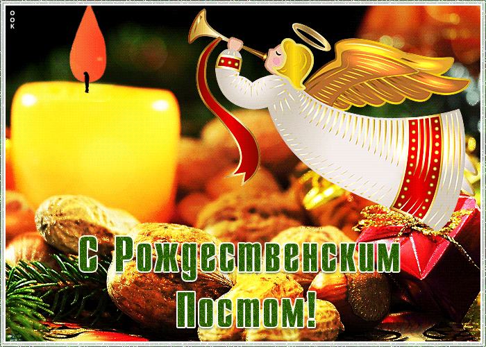 Новая гифка 28 Ноября начало Рождественского поста.