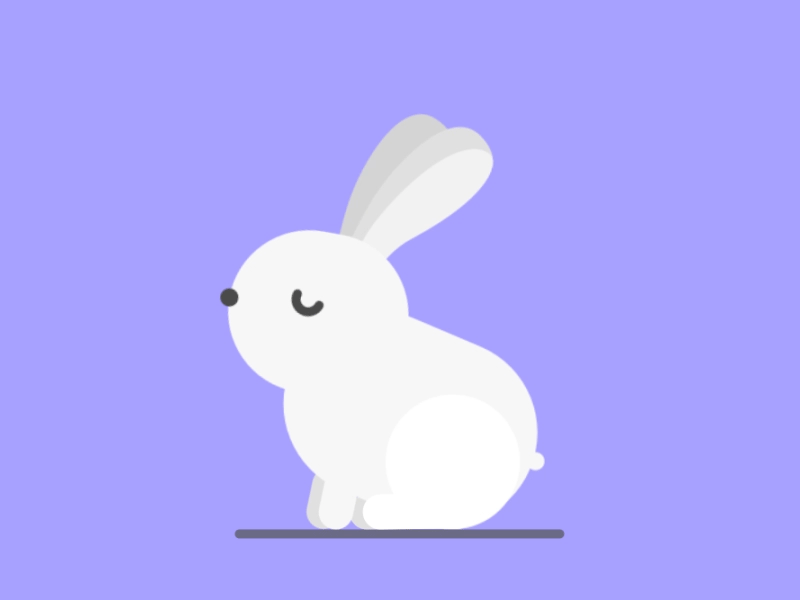 Новогодние гифки с символом года 2023 - Кроликом. Кролик анимация, Заяц гифка.