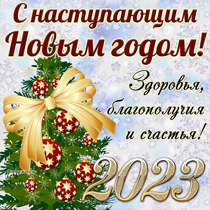 Поздравляем Вас с наступающим Новым годом!