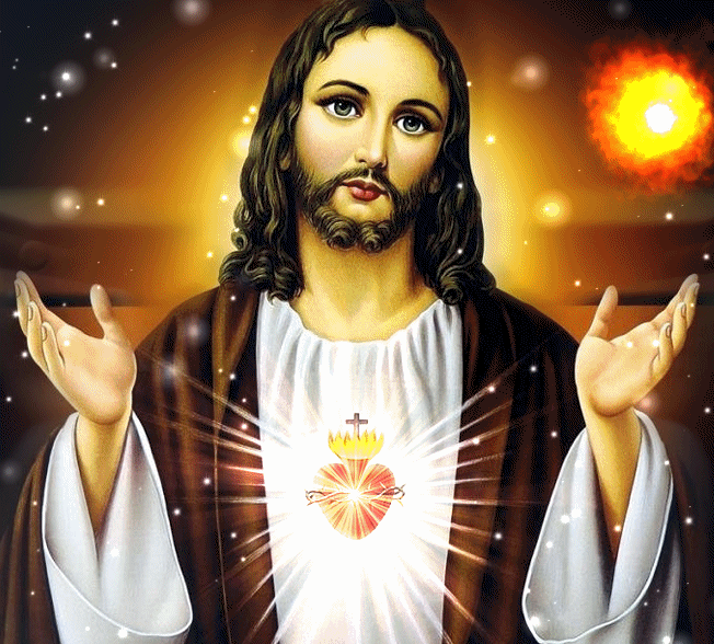 Красивые иконы Спасителя с анимацией, Гифки иконы Иисуса Христа.