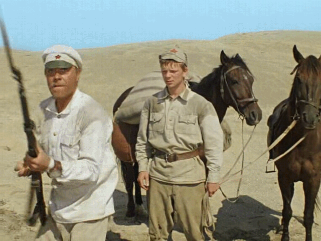 Гифка Сухов белое солнце пустыни, Белое солнце пустыни фильм 1970.