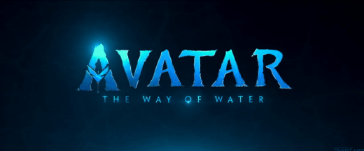 Анимированный Логотип Avatar The Way of Water и анимированная заставка.