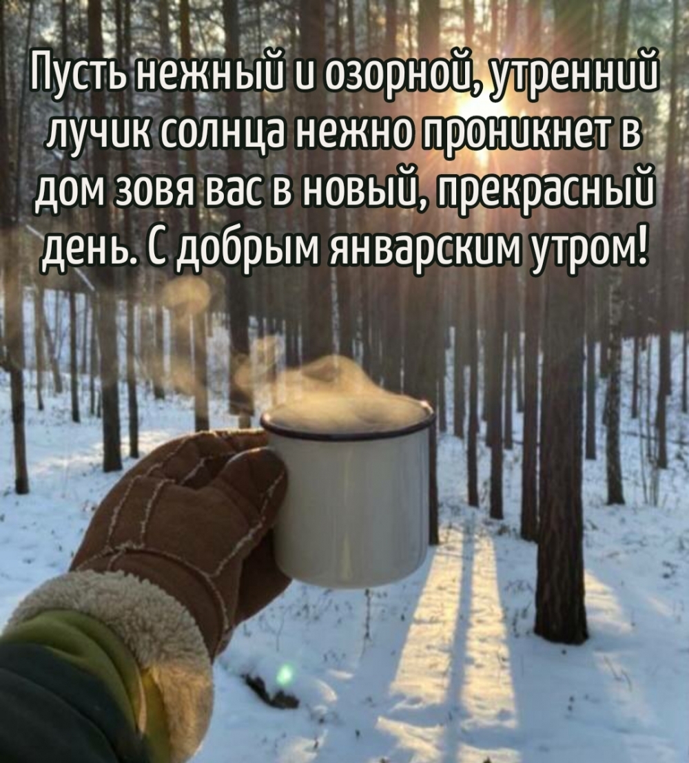 Доброе Снежное Утро Картинки Красивые Необычные (40 картинок).