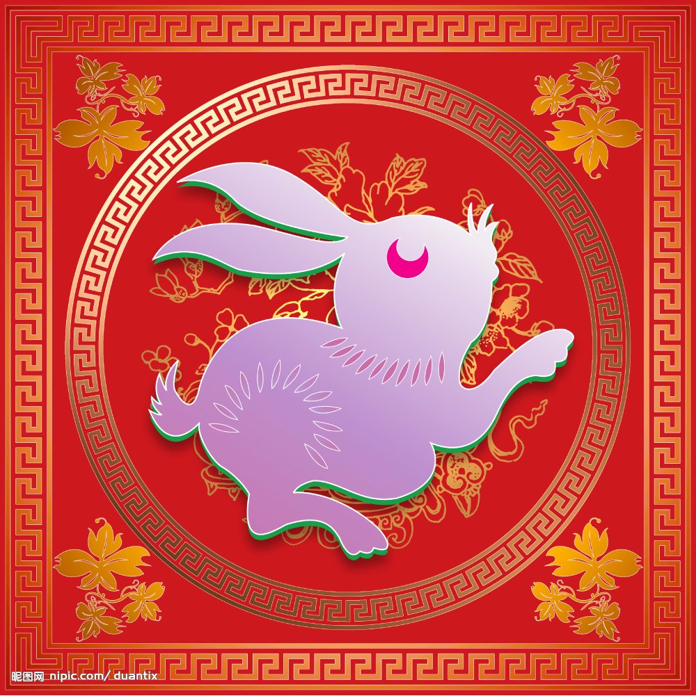 Happy китайский новый год 2023 знак зодиака год кролика белый цвет фона.