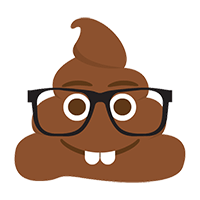 Гифка какашка в очках скачать бесплатно