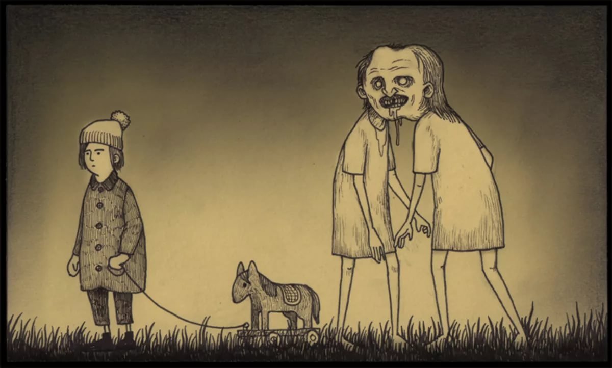 Страшные рисунки Джона Кенна