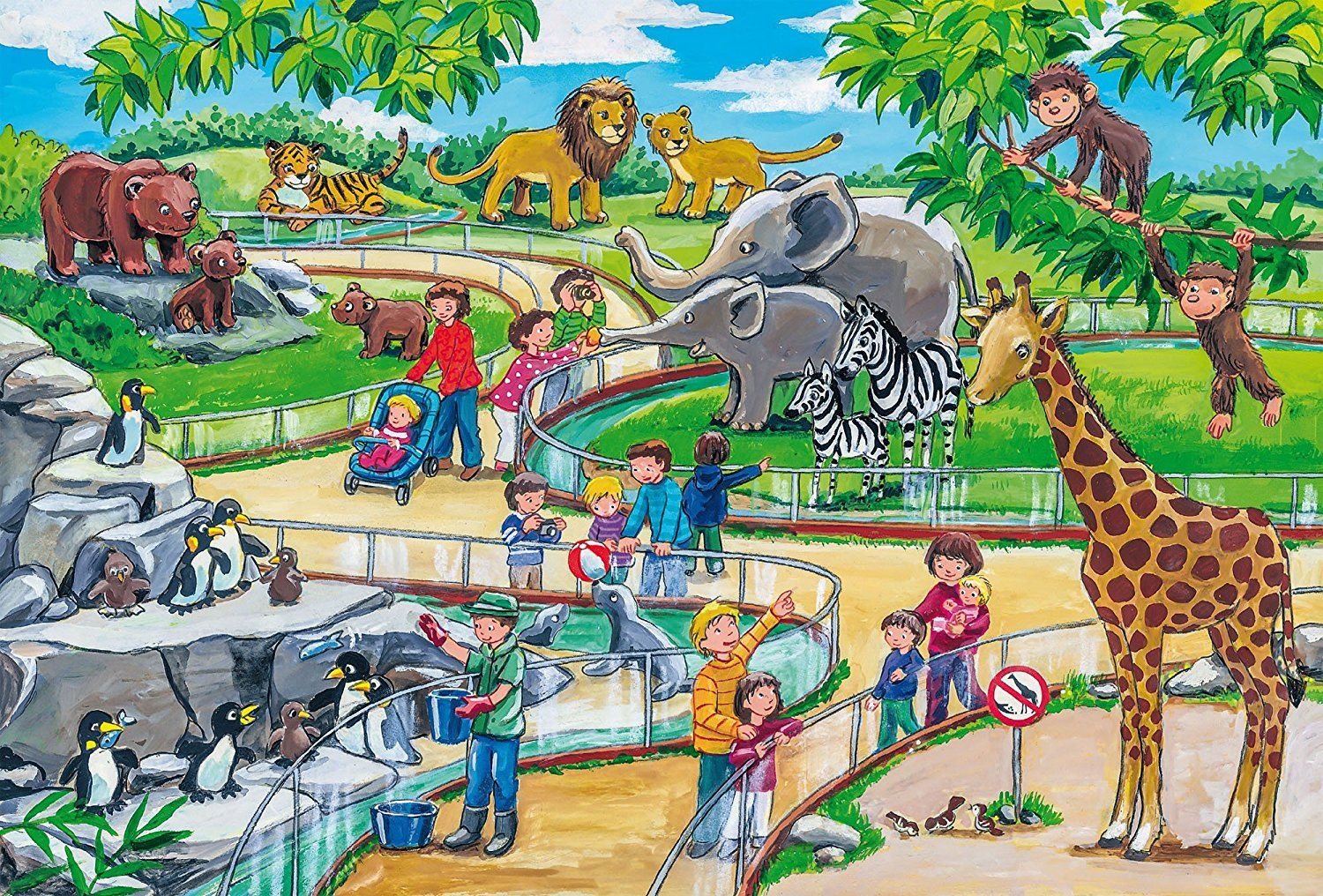 Зоопарк рисунок